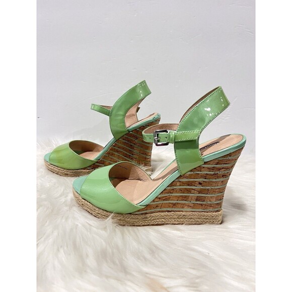 Charles David Women’s Octave Platform Fashion Sandal Mint Leather US Size 10 - Picture 6 of 10
